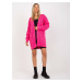 Dámsky sveter LC SW 0267 fluo ružový - Rue Paris one size