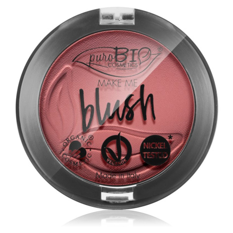 puroBIO Cosmetics Long-lasting Blush púdrová lícenka odtieň 06 Cherry Blossom