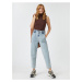 Koton High Waisted Jeans - Baggy Jeans