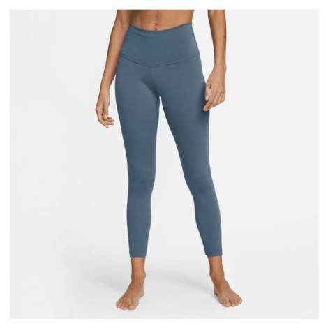 Nike legíny Yoga Dri-Fit Wmn 7/8 blue