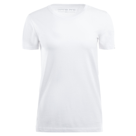 Women's T-shirt ALPINE PRO HERSA white