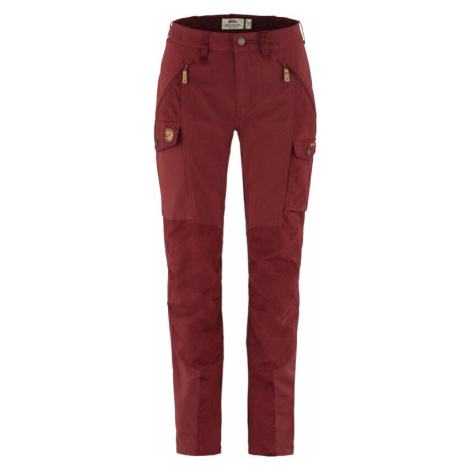 Fjällräven Nikka Trousers Curved W Bordeaux Red Outdoorové nohavice