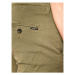 Pepe Jeans Bavlnené šortky Charly Minimal PM800773 Zelená Slim Fit