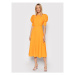 ROTATE Každodenné šaty Lavine RT1196 Oranžová Regular Fit