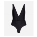 Plavky Karl Lagerfeld Karl Dna Deep V Swimsuit Black7