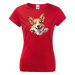 Dámské tričko s potlačou Welsh Corgi Pembroke  - tričko pre milovníkov psov