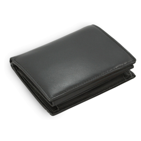 Čierna pánska kožená peňaženka so zaistením dokladov 514-5424-60 Arwel