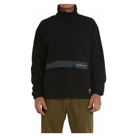 Deus Ex Machina Ridgeline Fleece Pullover Coal Black Mikina