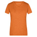 James&amp;Nicholson Dámske tričko JN973 Orange Melange