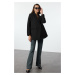 Trendyol Black Oversize Pocket Detailed Woven Blazer Jacket