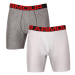 Pánske boxerky UNDER ARMOUR 2 PACK-UA Tech 6in-GRY