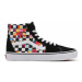 Dámska vychádzková obuv VANS UA SK8-HI (Floral Checkerboard) black true white