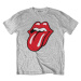 The Rolling Stones tričko Classic Tongue Šedá