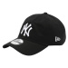 NEW ERA Čiapka '9 Twenty New York Yankees'  čierna / biela