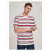 Yarn Dyed Skate Stripe Tee White/Red/Midnightnavy