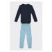 PRE DETI! Calvin Klein pyžamo BOYS- modré Veľkosť: 8/10 let