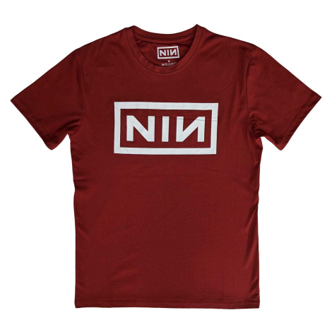 Nine Inch Nails tričko Classic Logo Červená