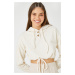 Koton Women's Beige Sweatshirt