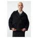 Trendyol Black Regular Short Woolen Jacket Coat