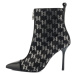 Členková Obuv Karl Lagerfeld Ankle Boot Monogram Čierna