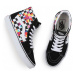 Dámska vychádzková obuv VANS UA SK8-HI (Floral Checkerboard) black true white