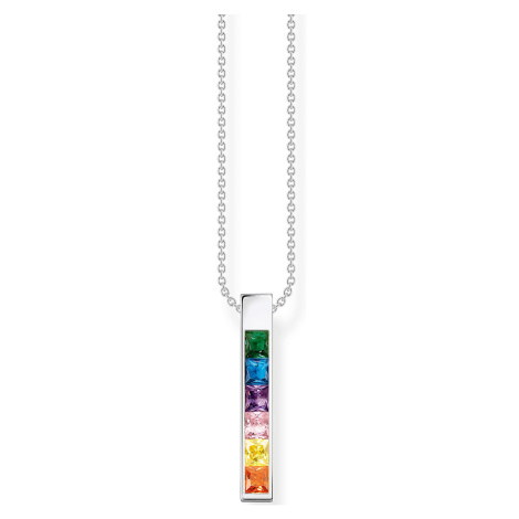 Thomas Sabo KE2113-166-7 Ladies Necklace - Rainbow Stone