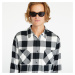 Košeľa Urban Classics Long Oversized Checked Shirt Black/ White