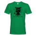 Pánské vtipné tričko s potlačou Kočky v strese