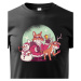Roztomilé vianočné tričko s potlačou Líšky - skvelé vianočné tričko
