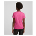Tričko Karl Lagerfeld Mini Ikonik Karl Patch T-Shirt Ružová