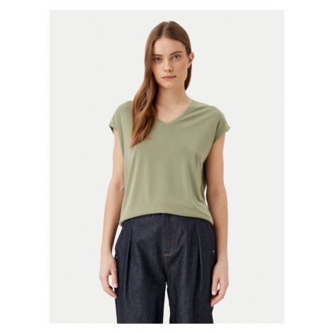 Vila Tričko Modala 14074847 Zelená Regular Fit