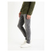 Šedé pánske skinny fit rifle Celio Foskinny1