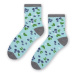 Dámske ponožky 159 - Steven sv. modrá s šedou