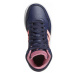 Dievčenská rekreačná obuv ADIDAS Hoops Mid 3.0 shadow navy acid red rose tone