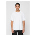 Curved Oversized Organic Cotton T-Shirt 2-Pack White+White