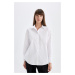 DEFACTO Oversize Fit Poplin Long Sleeve Shirt