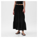 GAP Pull On Gauze Maxi Skirt Black