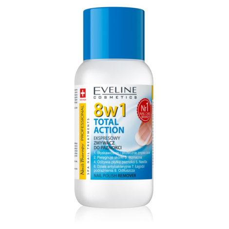 Eveline Cosmetics Nail Therapy Professional odlakovač na nechty bez acetónu 8 v 1