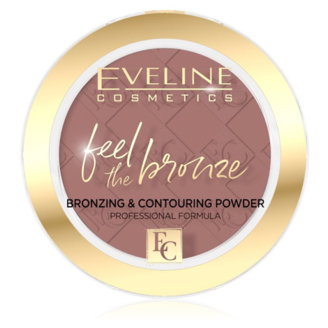 Eveline Cosmetics Feel The Bronze bronzujúci a kontúrovací púder odtieň 01 Milky Way