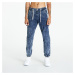 Kalhoty Urban Classics Denim Cargo Jogging Pants Light Skyblue Acid Washed