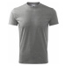 Malfini Classic Unisex tričko 101 tmavo šedý melír