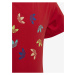 Červené detské tričko adidas Originals
