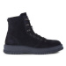 Tommy Hilfiger Šnurovacia obuv Th Everyday Class W Suede Hooks FM0FM04762 Modrá