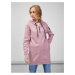 SAM73 Antique Pink Womens Zippered Hooded Sweatshirt SAM 73 Drusilia - Ladies