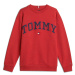 TOMMY HILFIGER Mikina  modrá / červená / biela