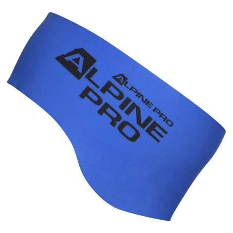 Sports headband ALPINE PRO BELAKE electric blue lemonade