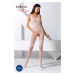 Passion BS069 white - Bodystocking Farba: Biela