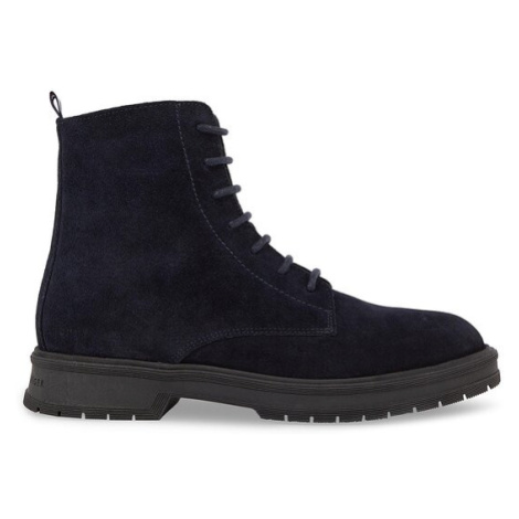 Tommy Hilfiger Čižmy Hilfiger Core Suede Boot FM0FM04674 Modrá