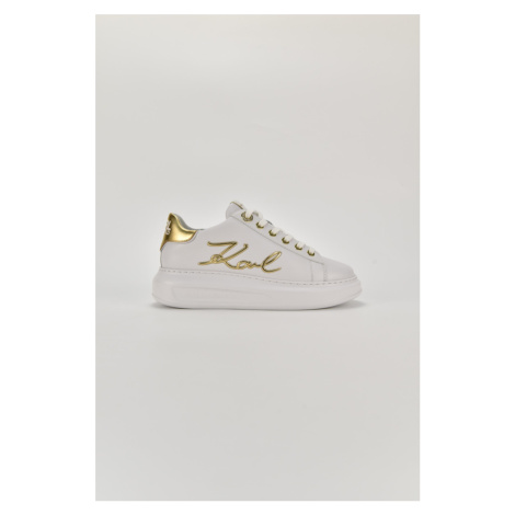 Tenisky Karl Lagerfeld Kapri Signia Lace Lthr White Lthr W/Gold