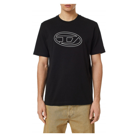 Tričko Diesel T-Just-Bigoval T-Shirt Čierna
